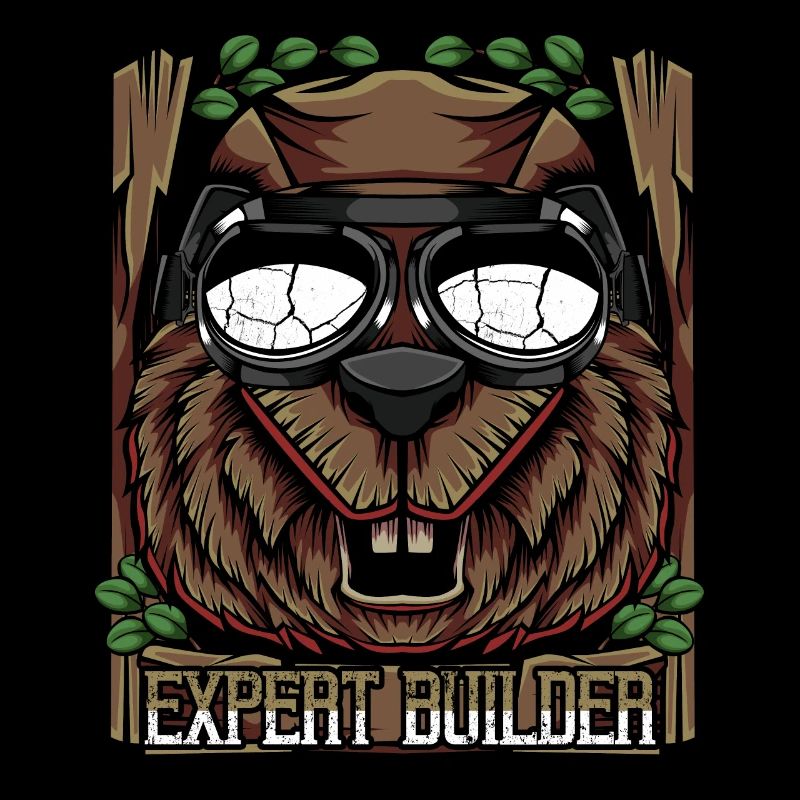 Beaver dam Modern forest animal builder