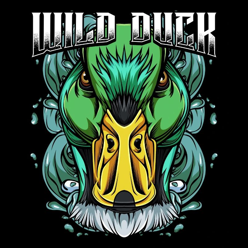 Modern Wildente | Trendy Vogel Tier Geschenkidee