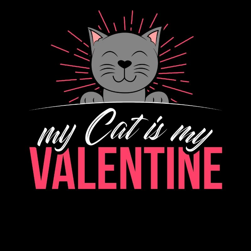 Mon chat est mon geek cadeau Saint-Valentin