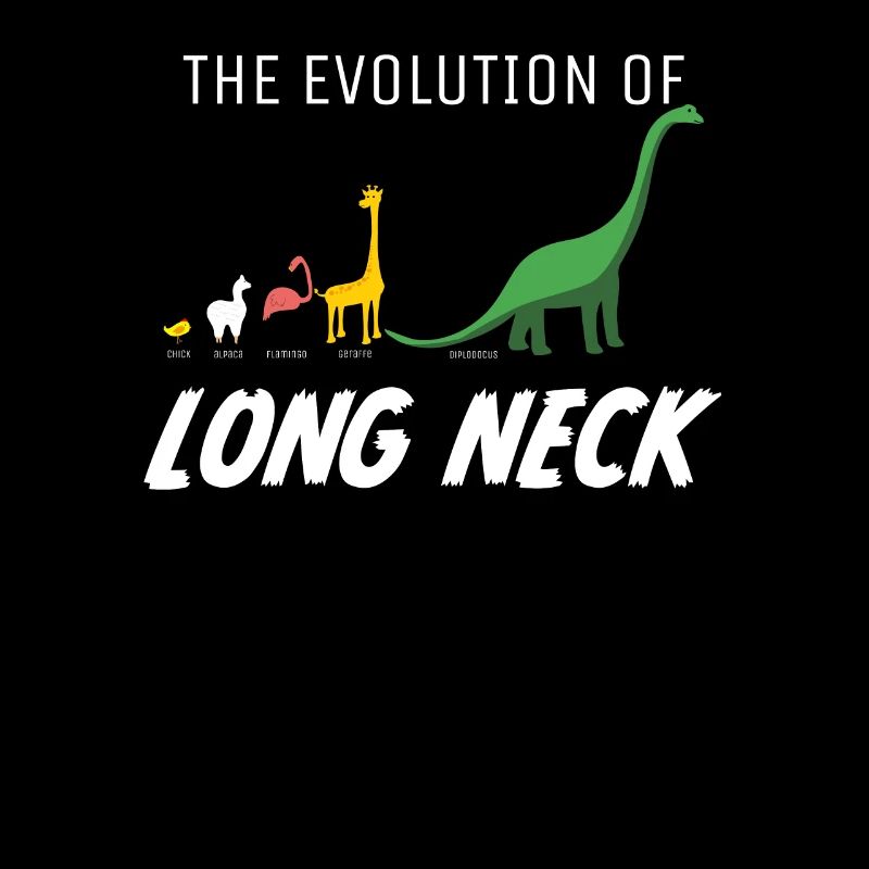 Flamant de dinosaure girafe Evolution long cou
