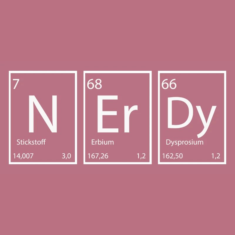 Nerdy Nerd Sprüche Elemente