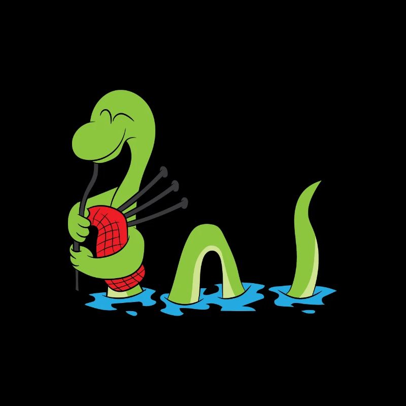 Ecosse Loch Ness Nessie cornemuse écossaise
