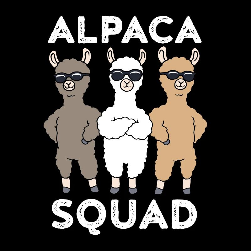 Alpaca Funny Alpaca Squad Lama Gift