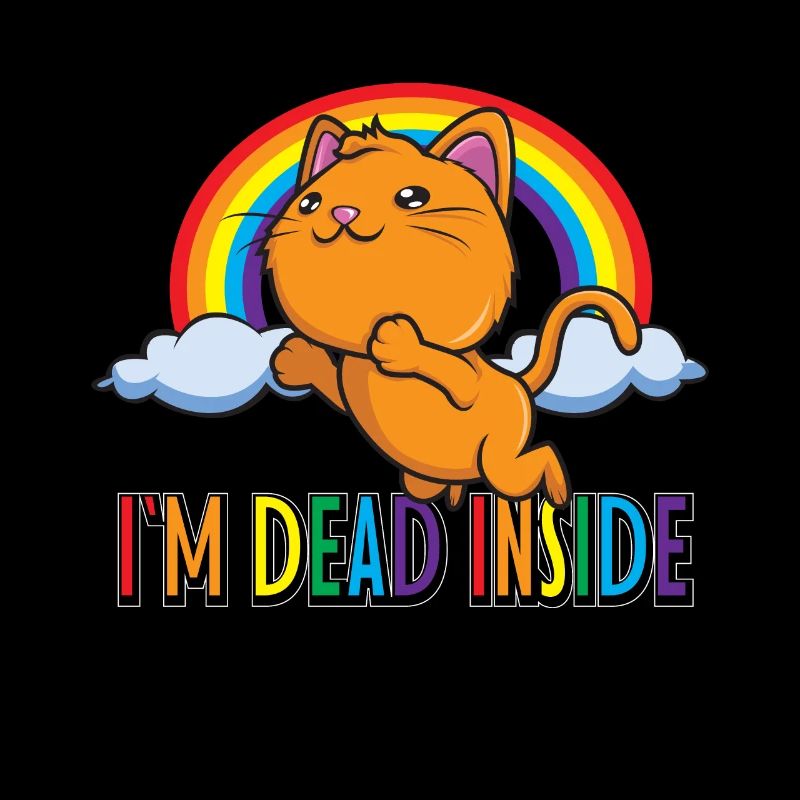 I'm Dead Inside Sarcastic Happy Sarcasm Kawaii