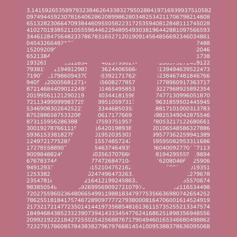 Numéro de cercle Math Pi