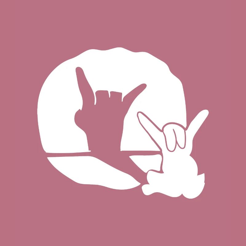 Rock bunny Easter bunny Easter