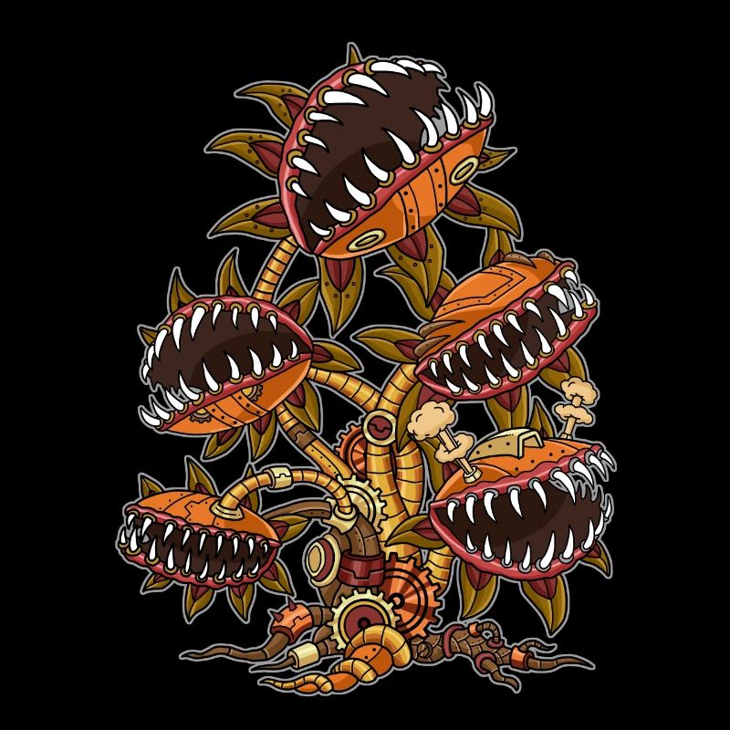 Carnivorous Venus Flytrap Steampunk
