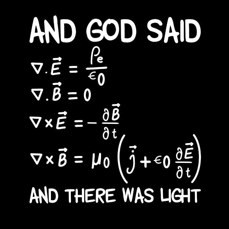 Maxwell equations physics gift electronics engineer