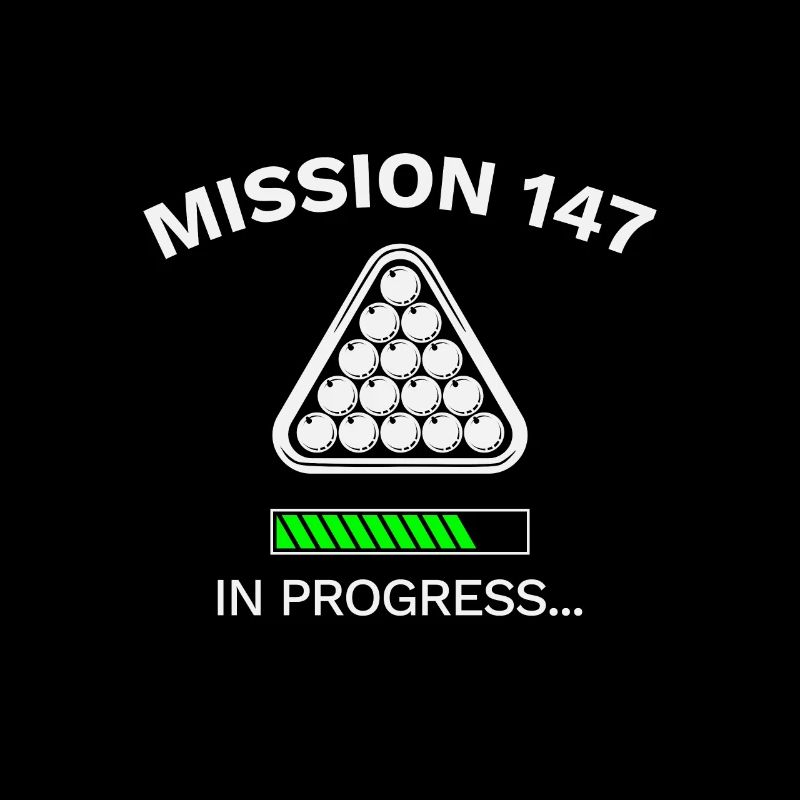 Cadeaux de Snooker Frame 147 Maximum In Progress