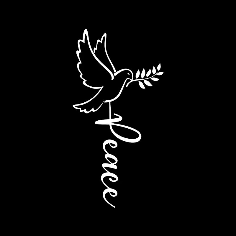 Friedensvogel Frieden Ölzweig Peace
