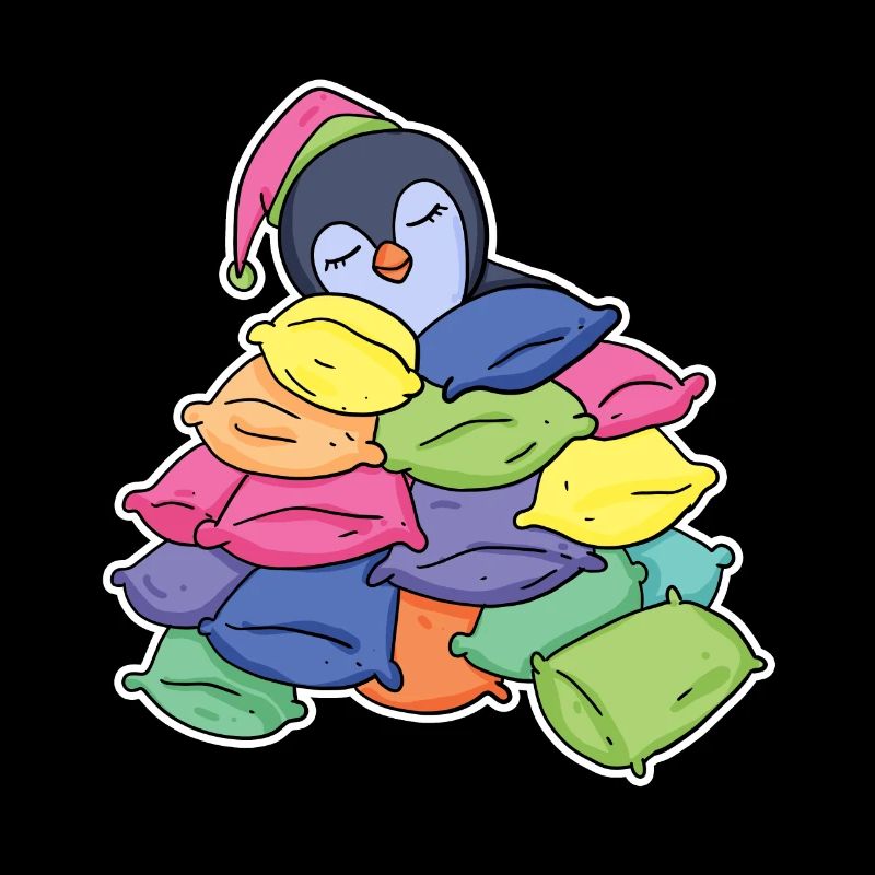Pingouin endormi