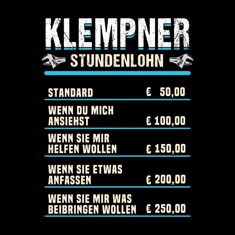 Klempner Handwerker Installateur Spruch Geschenk