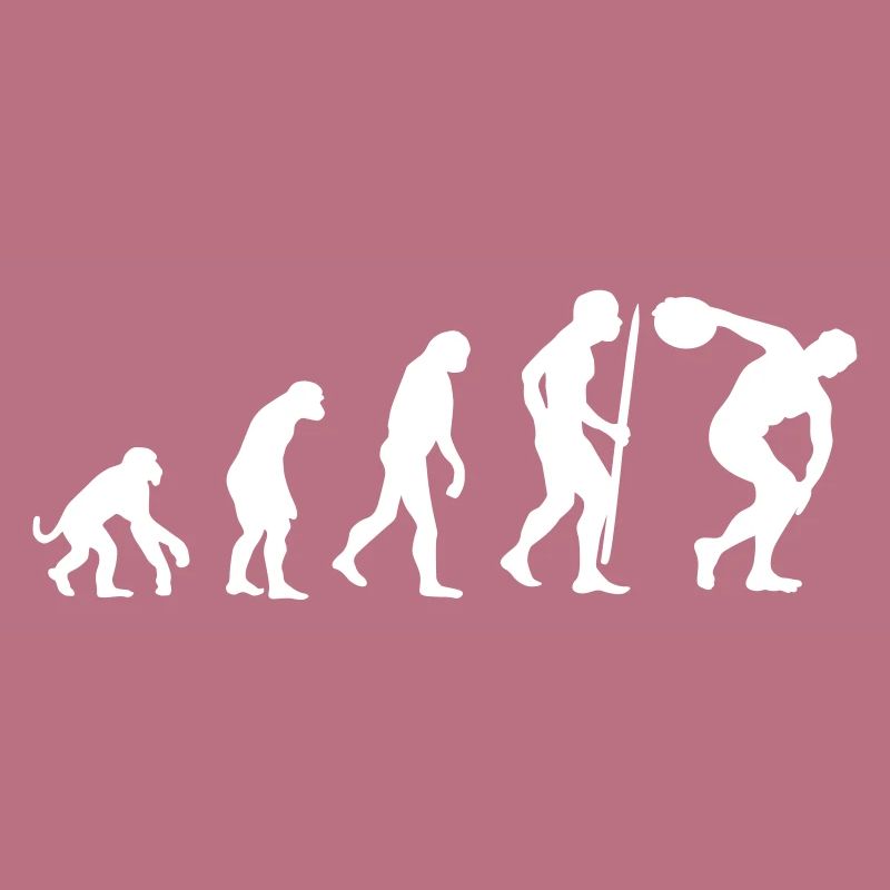 Evolution discus throw Athlete discus thrower