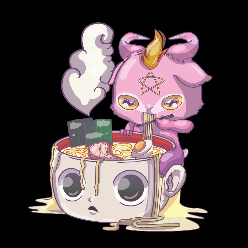 Pastel Goth Baphomet, Baphomet mignon bébé effrayant