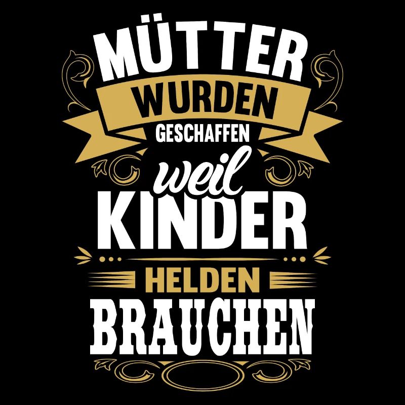 Mutter Kinder Sohn Tochter Helden Mama Muttertag