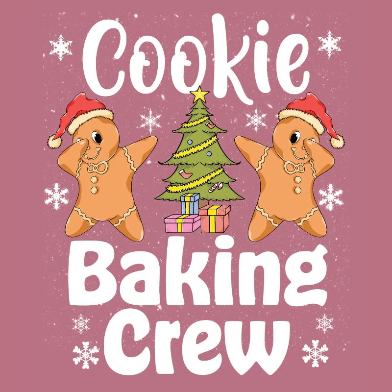 Équipe de cuisson de biscuits de Noël