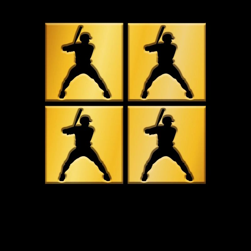 Baseball Golden Logo