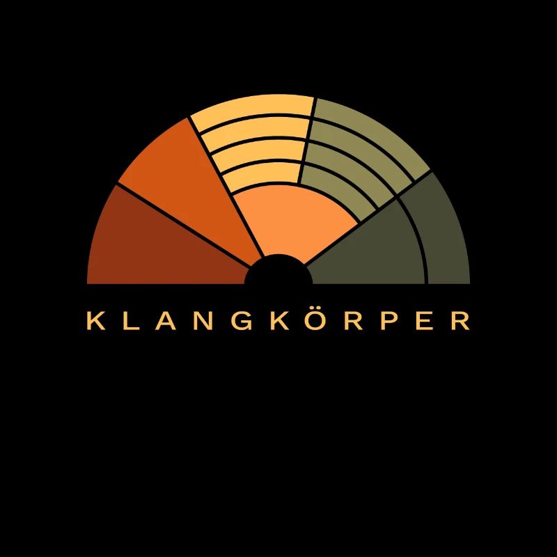 Klangkörper Chor Orchester Layout Sitzplan Retro