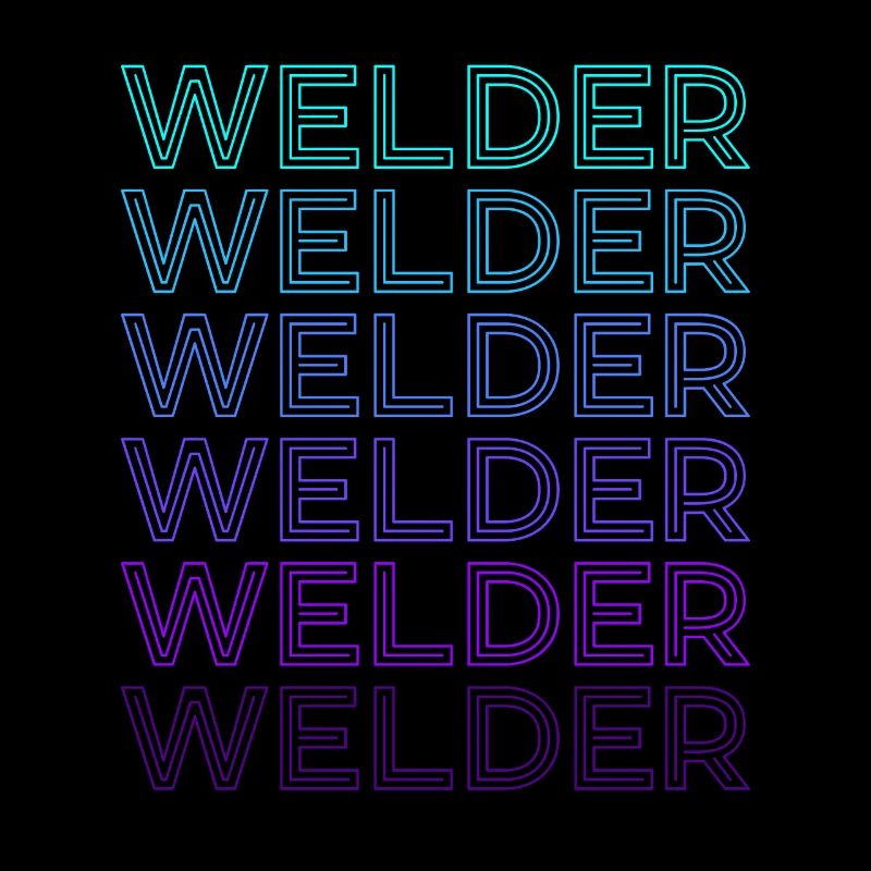 Welder Welding Welding Retro