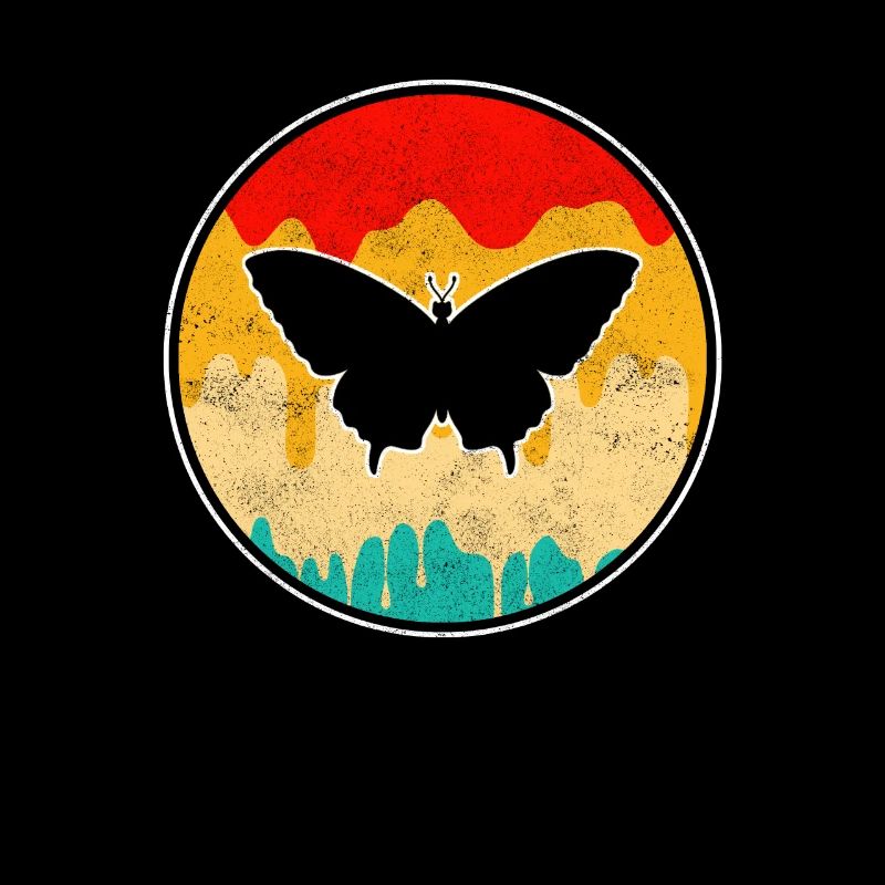 Schmetterling Retro