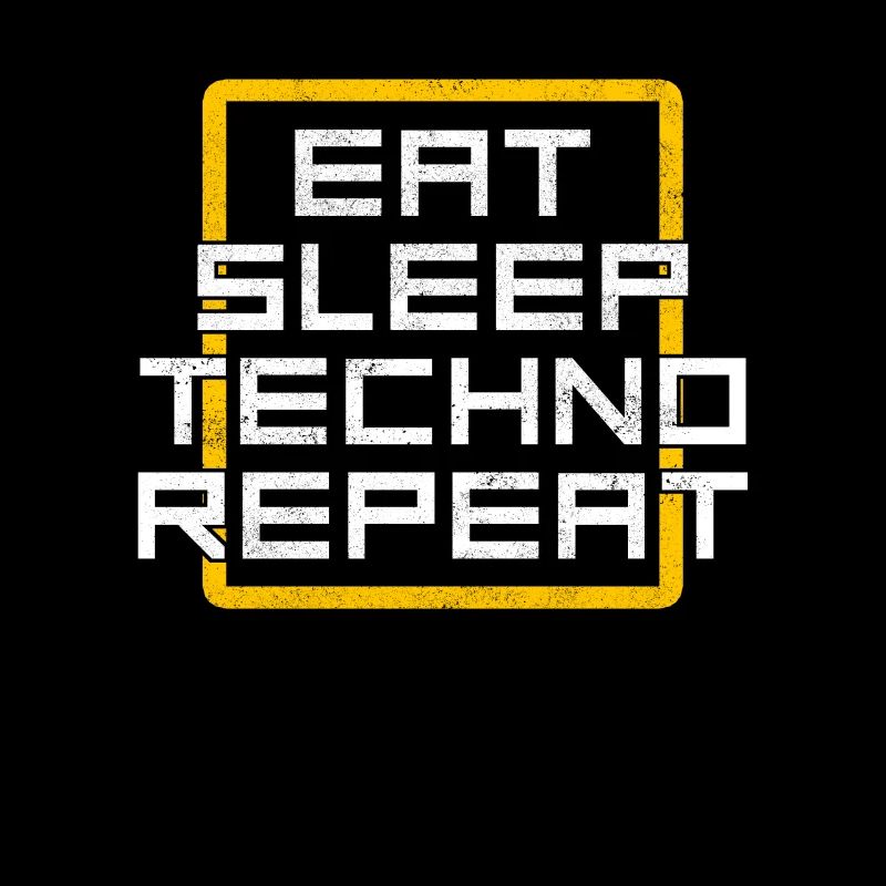 manger du sommeil techno répéter