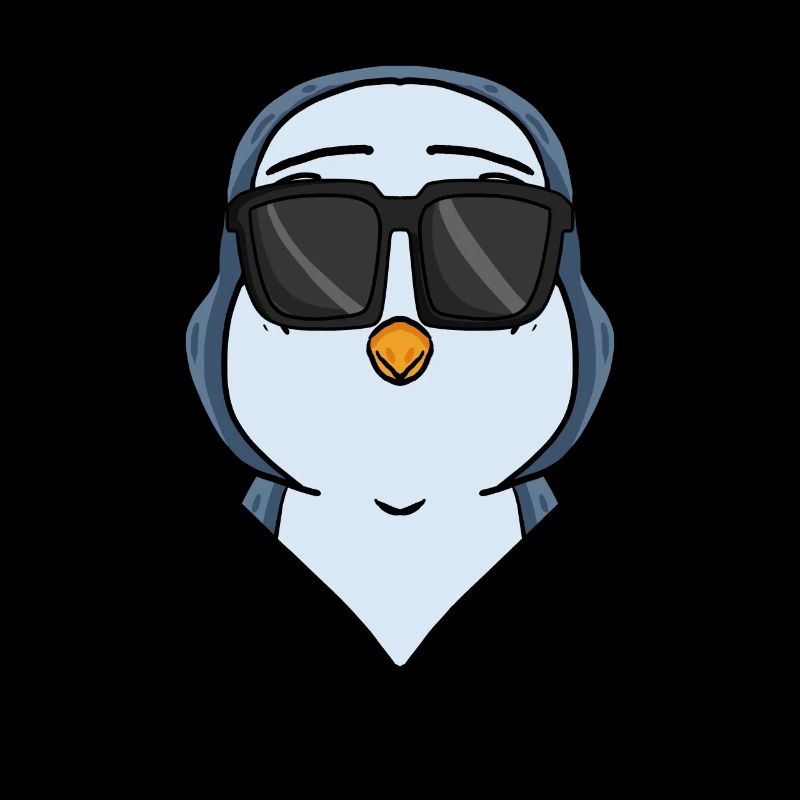 Cooler Pinguin mit Sonnenbrille Cool