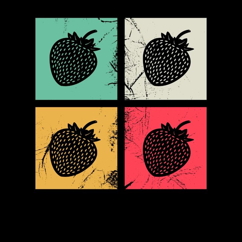 Strawberry Fruit Lover Retro Healthy Gift idea