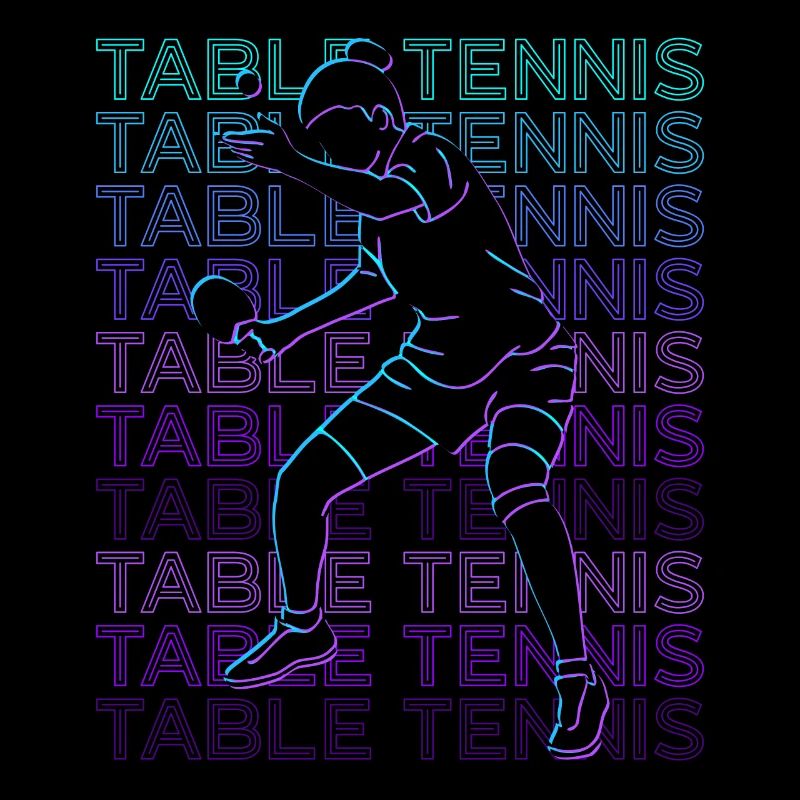 Table tennis player Retro