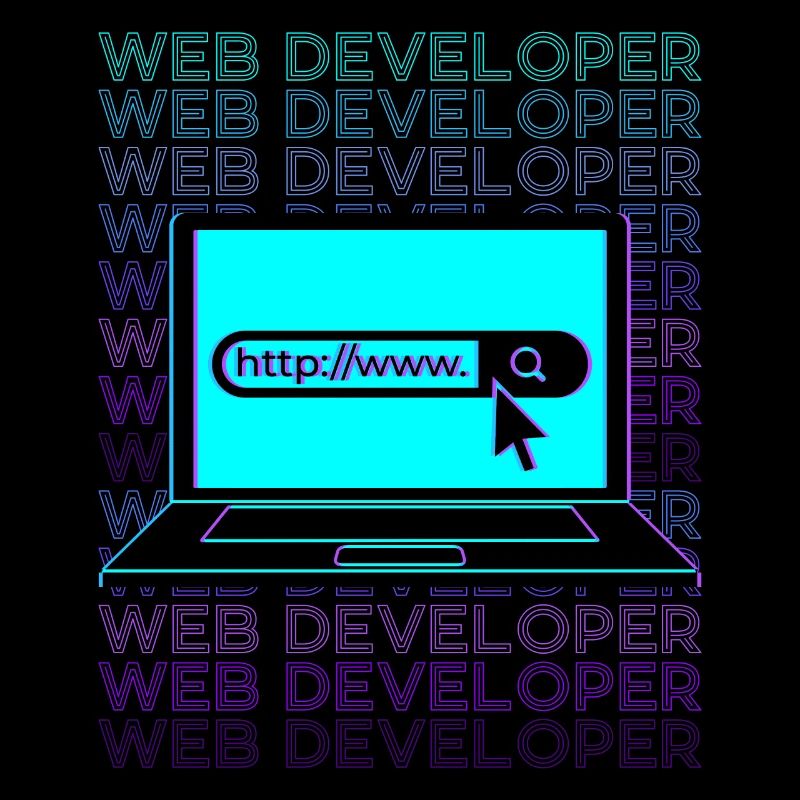 Web-Entwickler Web-Entwicklung Retro