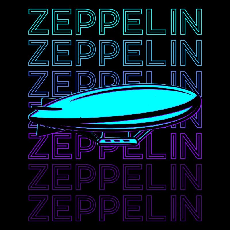 Zeppelin Dirigeable Rétro