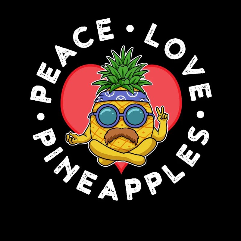 Peace Love Pineapples Pineapples Pineapple Gift