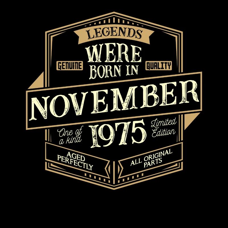 November 1975 Geburtstag Mann