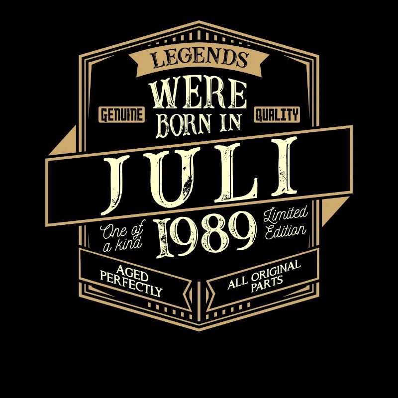 Juli 1989 Geburtstag Mann