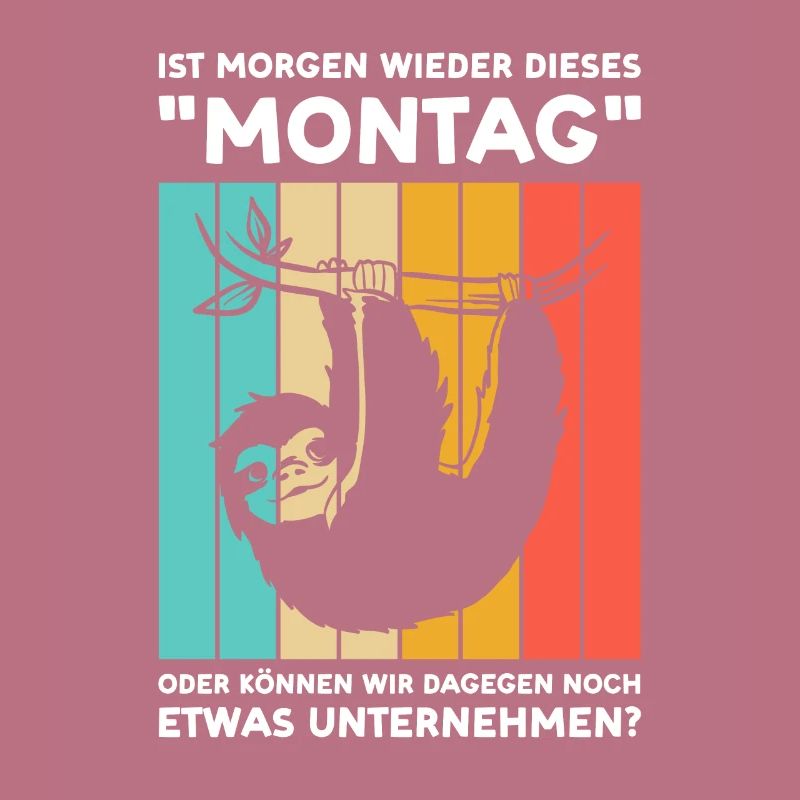 Faultier Sarkasmus Schwarzer Humor Geschenk