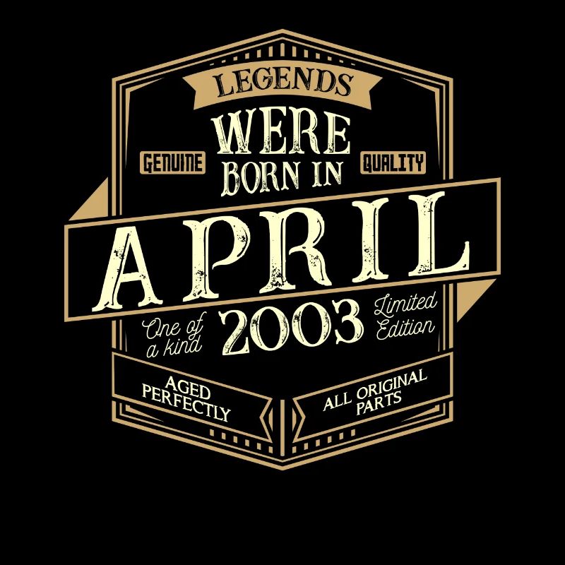 April 2003 Geburtstag Mann