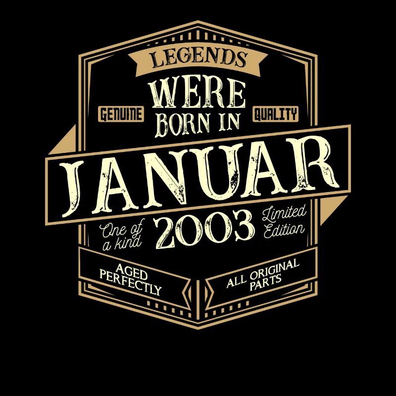 Januar 2003 Geburtstag Mann