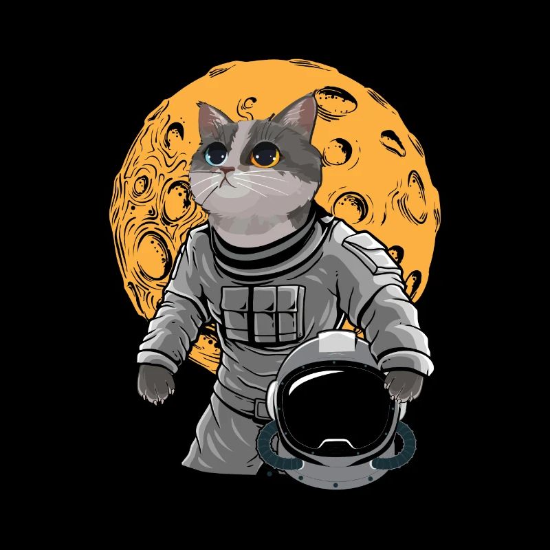 Cat Astronaute Espace cadeau Espace Chat