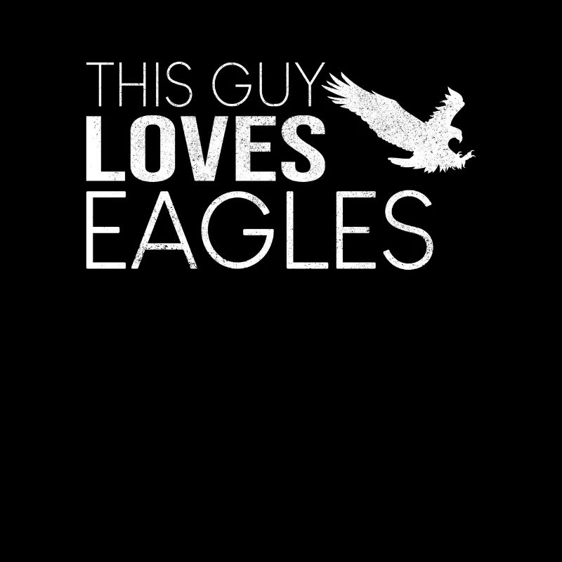 This guy loves eagles