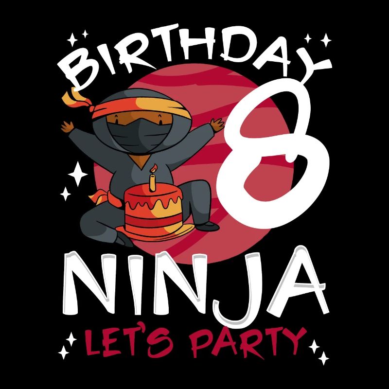Cute Ninja for 8th Birthday