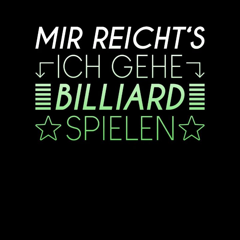 Billiard Spruch