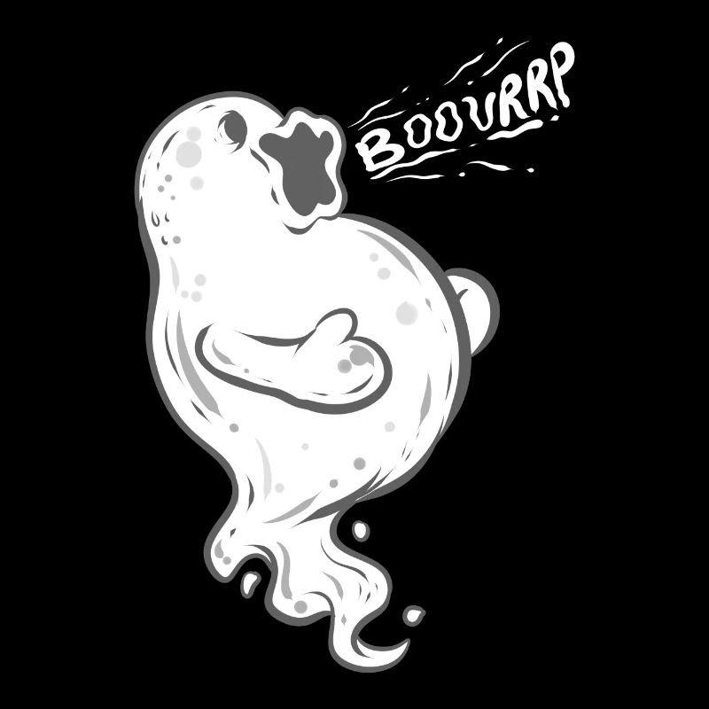 Burp Burping Ghost Boourrp Halloween