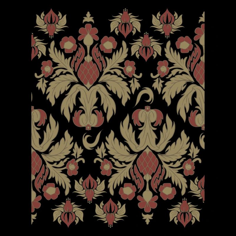 Baroque Aesthetic Pattern Old Vintage Grunge