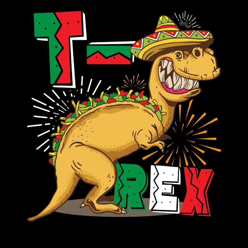 T Mex Tacosaurus T Rex Taco Cinco De Mayo Dinosaurier