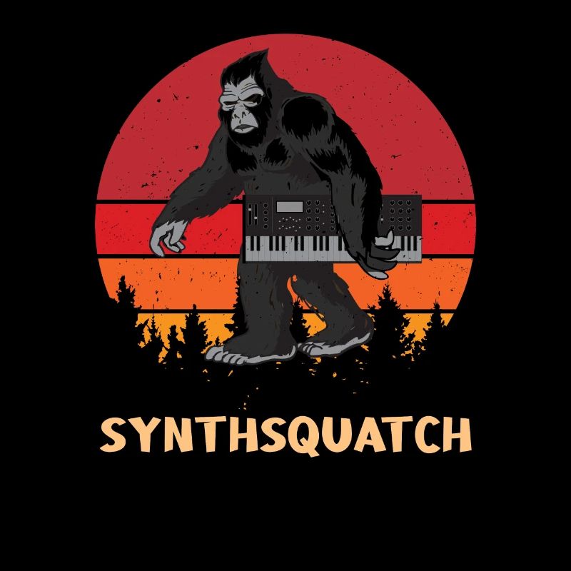 Sasquatch Synthesizer Dj Keyboard Synthsquatch