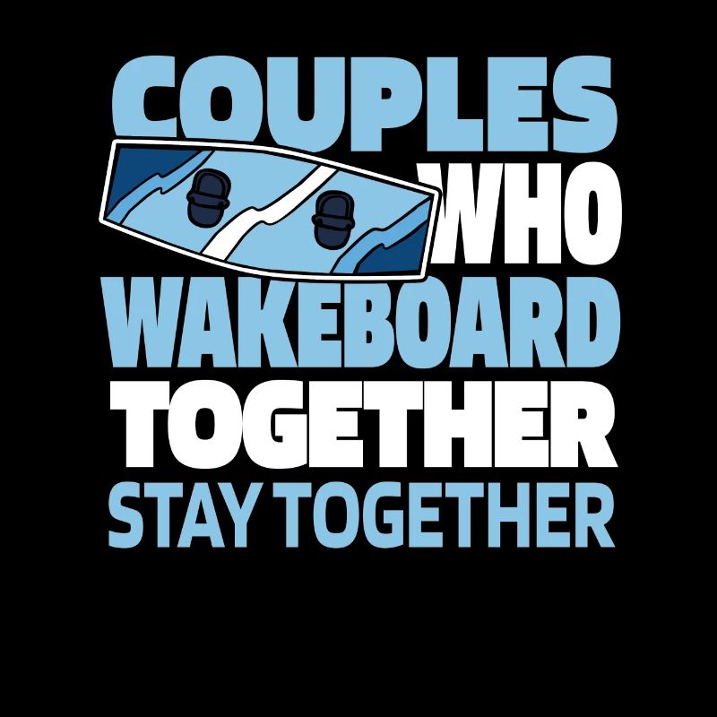 Paire de wakeboarders wakeboard