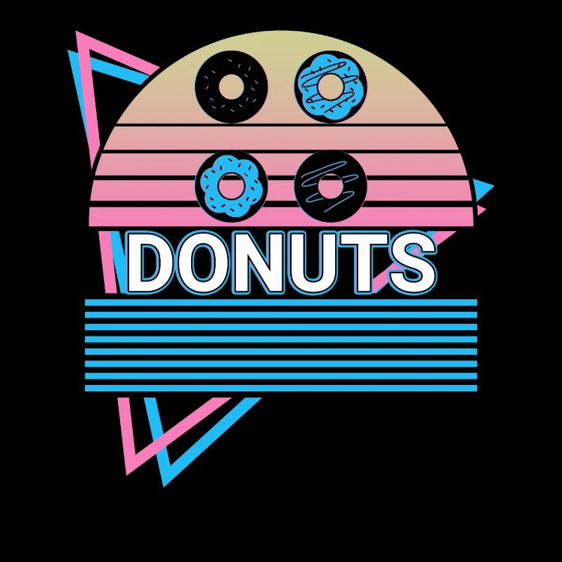 Donuts Retro Donut