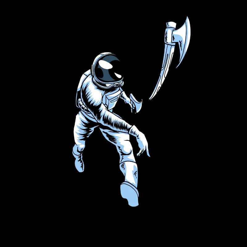 Axtwerfen Axtwerfer Astronaut