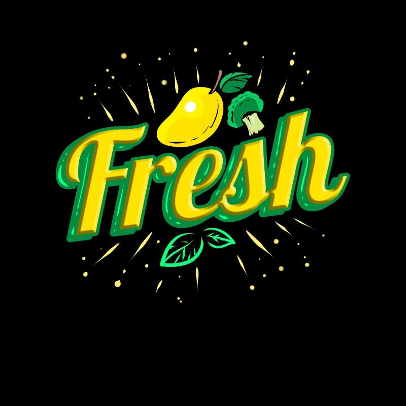 Eat Fresh Mango, Lemon And Broccoli - Vegetarian