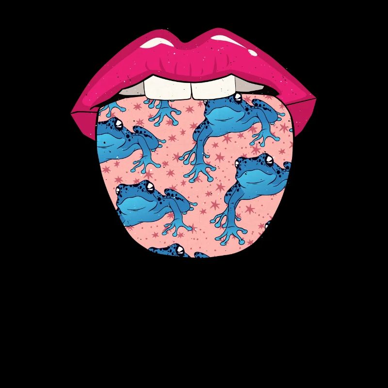 Poison frog lips