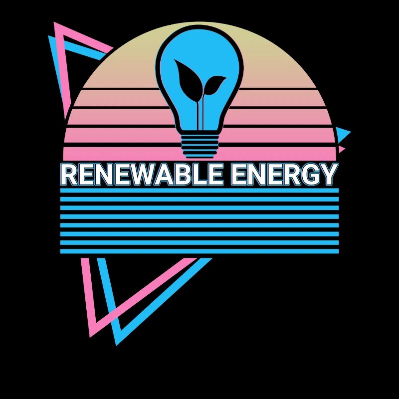 Renewable Energy Clean Energy Retro